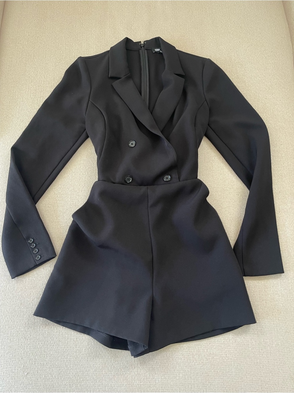Black Blazer Romper